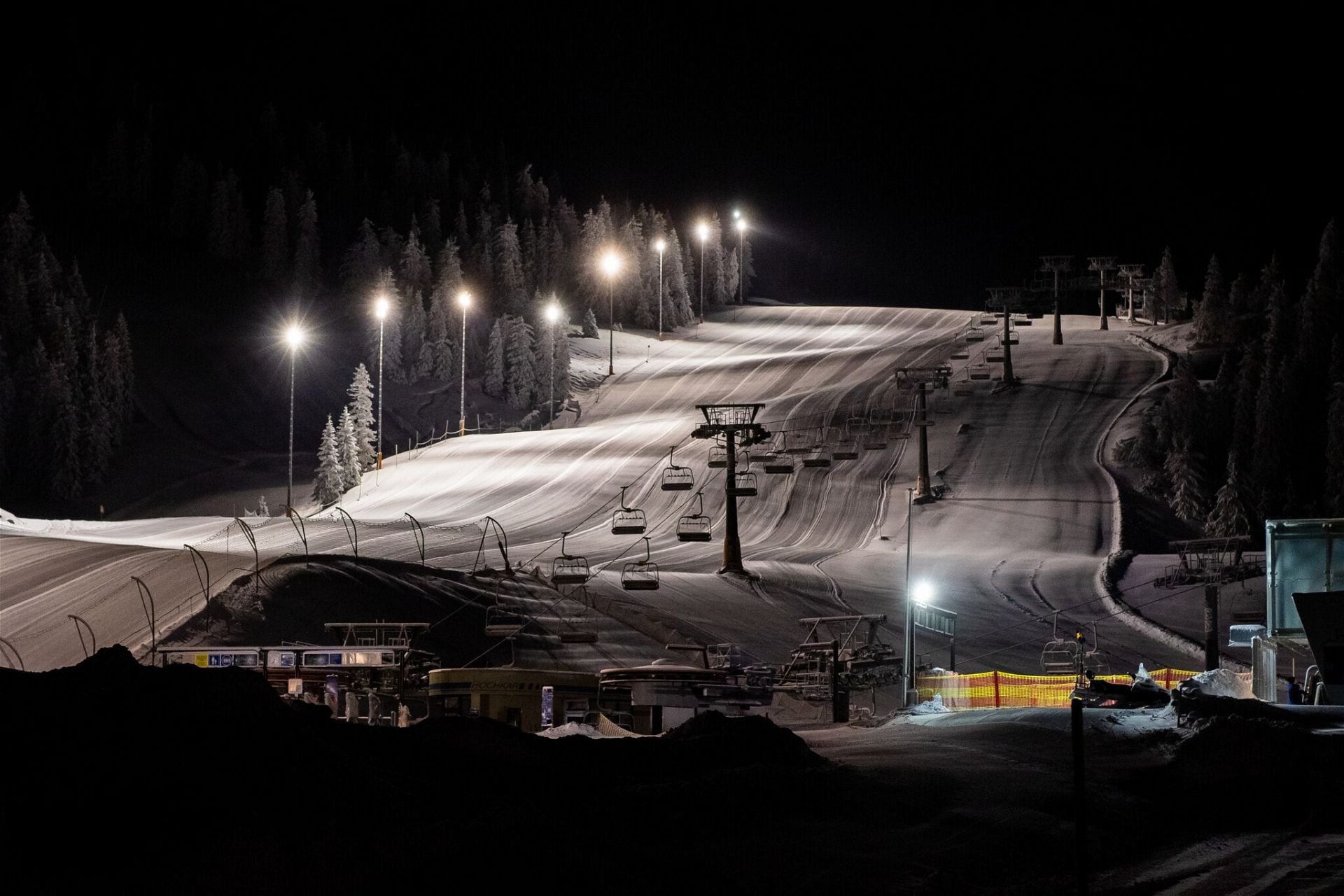 Skigebiet Göstling Hochkar Flutlicht