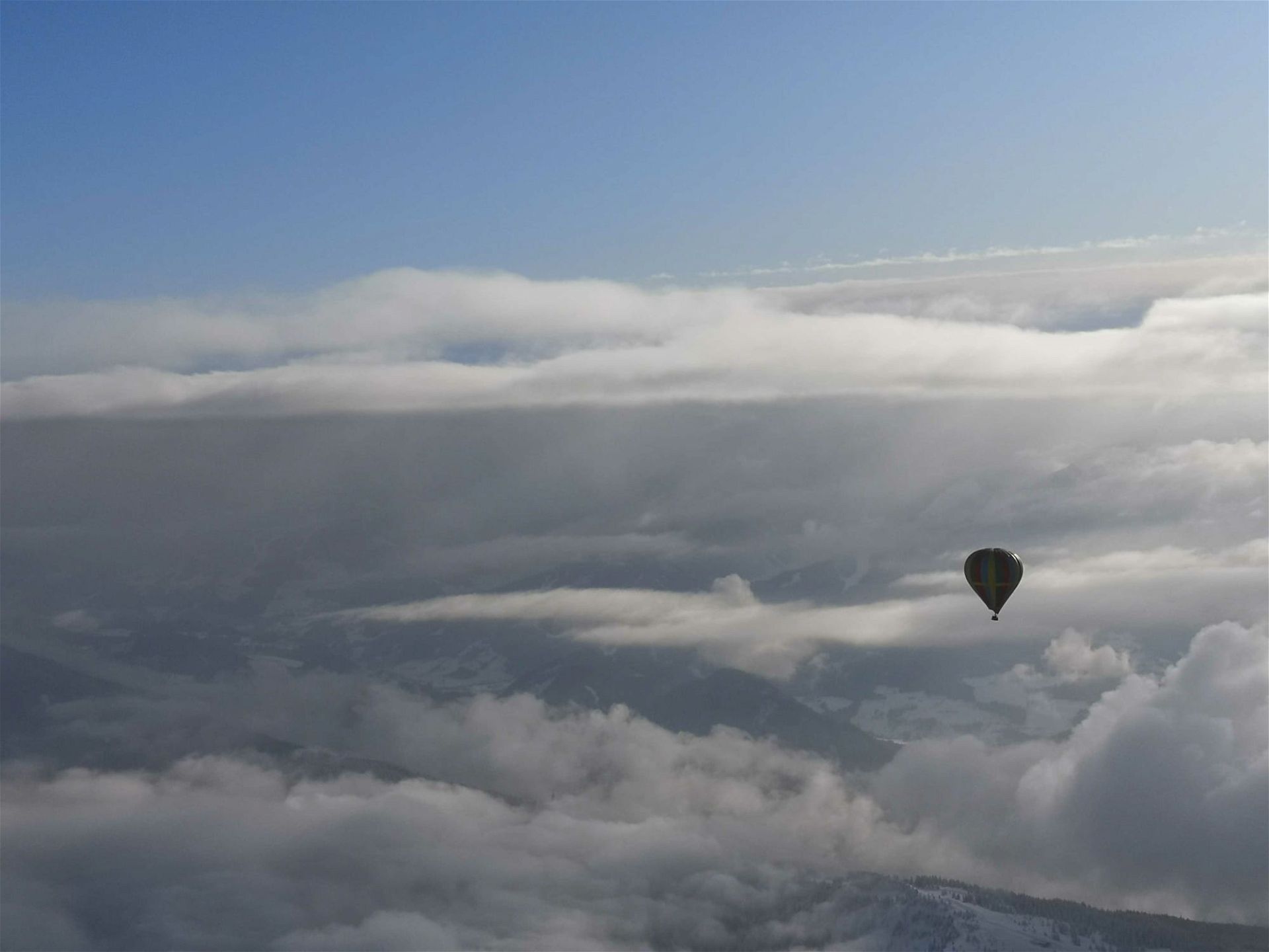Heißluftballon fahren Österreich