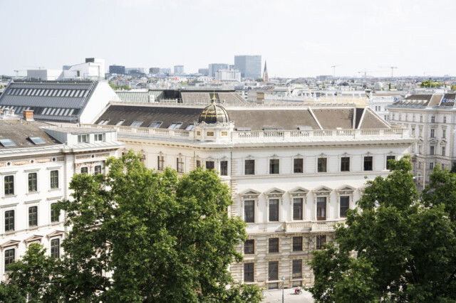 Ausblick vom Grand Ferdinand auf Wien