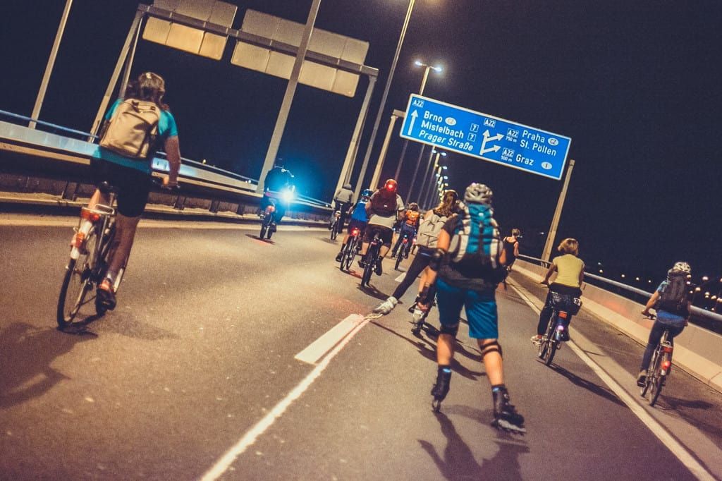 Friday Nightskating auf der Autobahn (c) Philipp Lipiarski / www.goodlifecrew.at