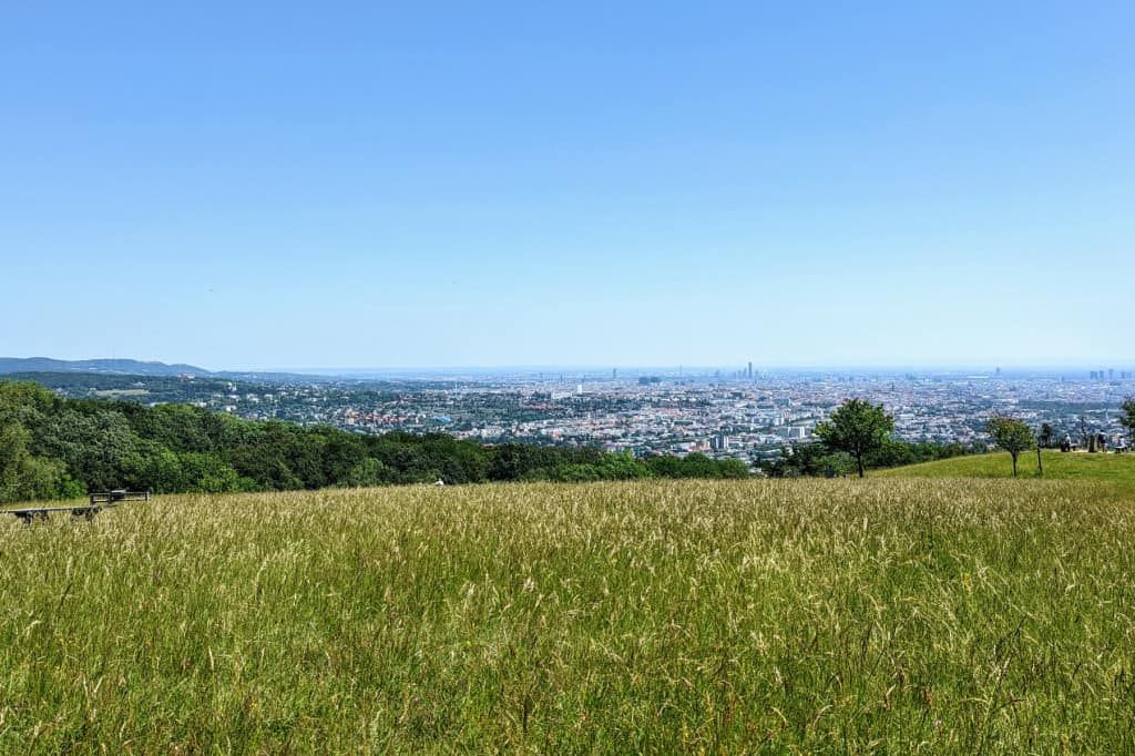 Wiener Bezirke Aussicht Wien Lainzer Tiergarten Wienblick