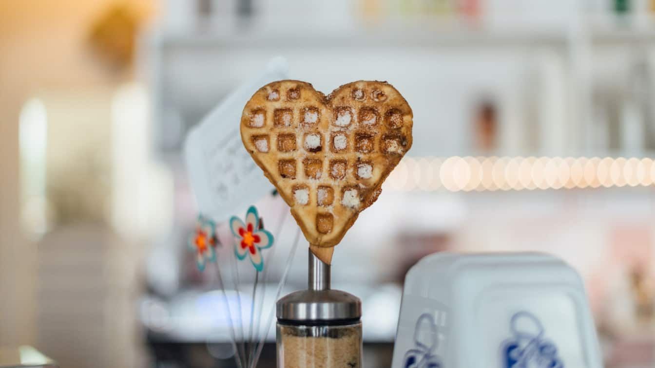 Waffel Herz