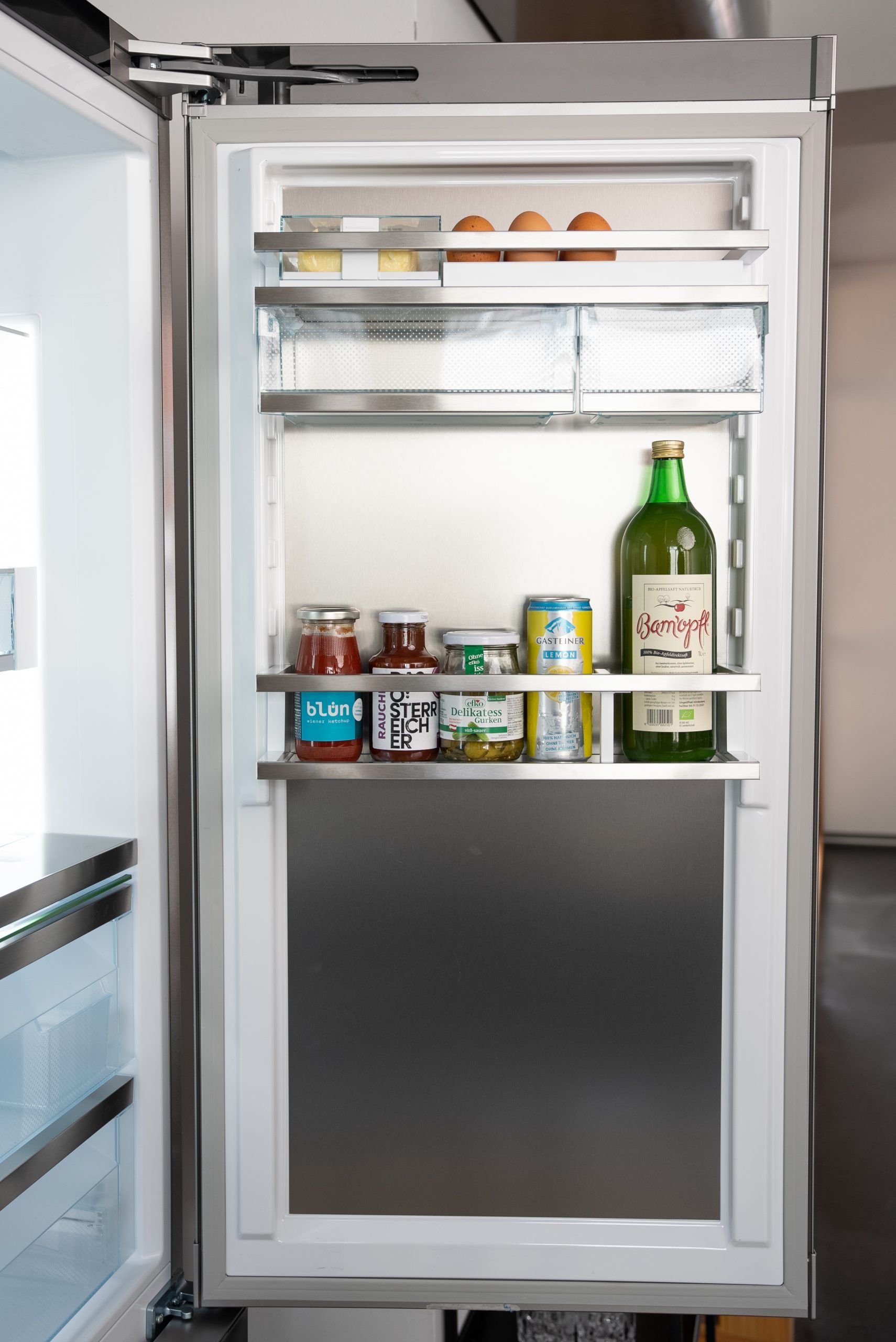 Lebensmittel richtig im Kühlschrank einräumen