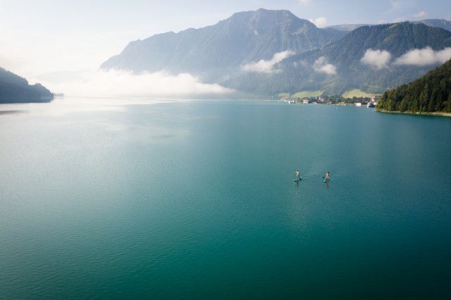 SUP am Achensee in Tirol