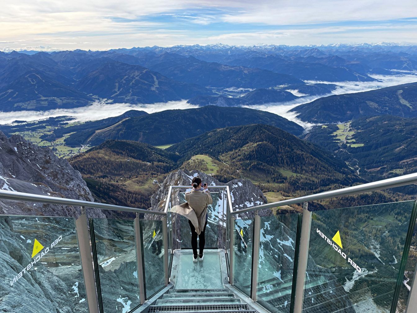 Die Treppe ins Nichts am Dachstein