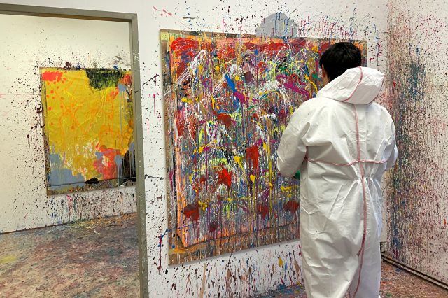 Action Painting bei art-o