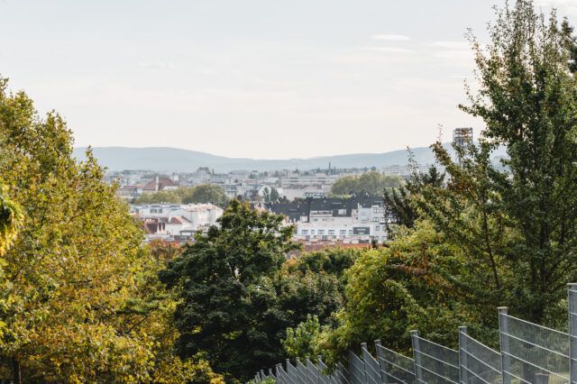 Grünbeckweg Friedhof Hernals Aussicht