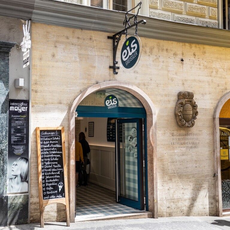 Eis Greissler in Graz Aussenansicht