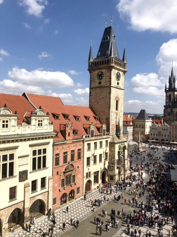 Prager Hauptplatz von oben