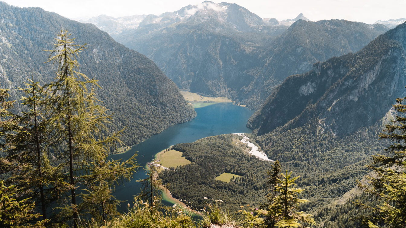 (c) frameduo | 1000things Creator Community Königssee Berchtesgaden Ausblick von oben