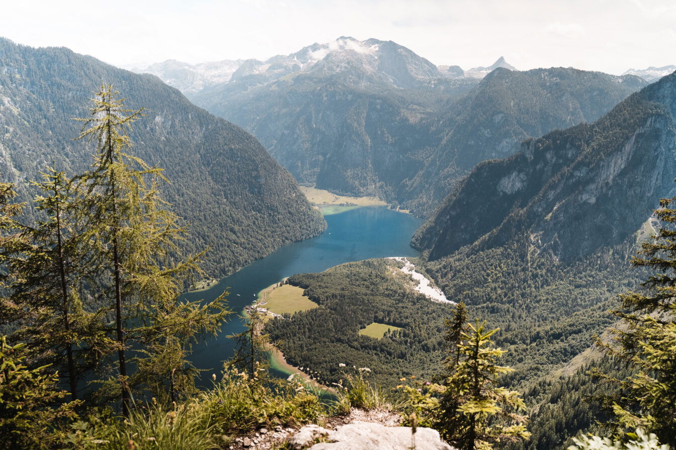 Königssee Berchtesgaden Ausblick von oben