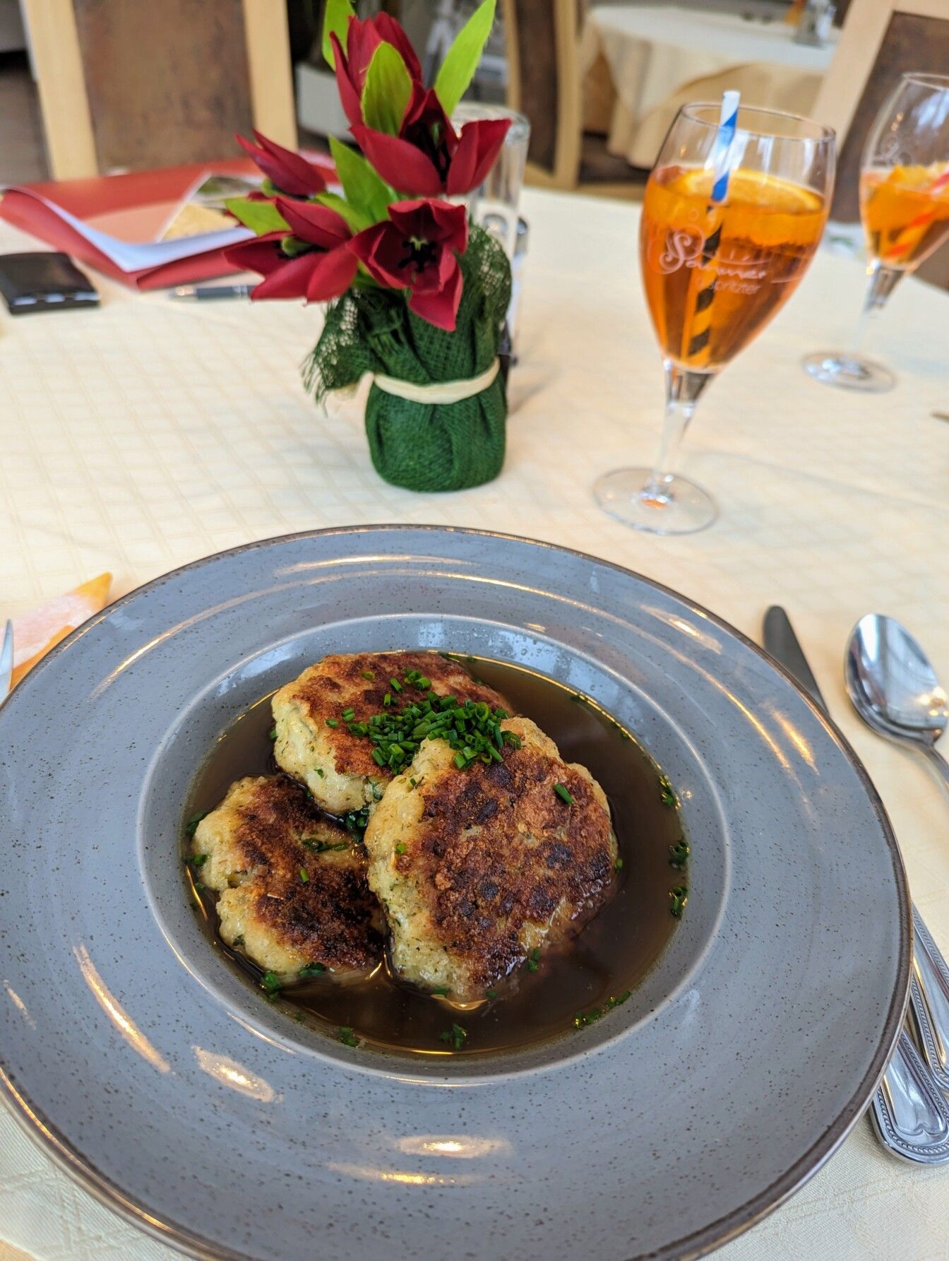 Dolomitenhotel Lienz Restaurant Kaspressknödel