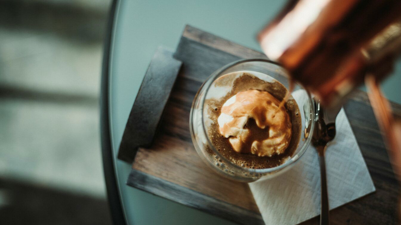 Affogato, Kaffee