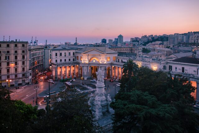 Abendstimmung in Genua