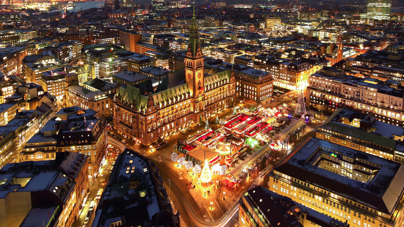 Weihnachtsmarkt Hamburg Rathaus