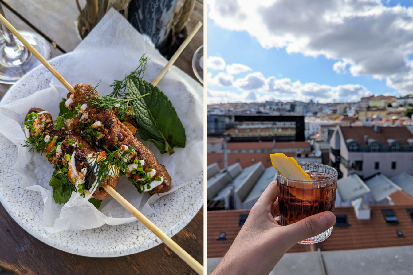 Drinks with a View in der Java Rooftop BAr