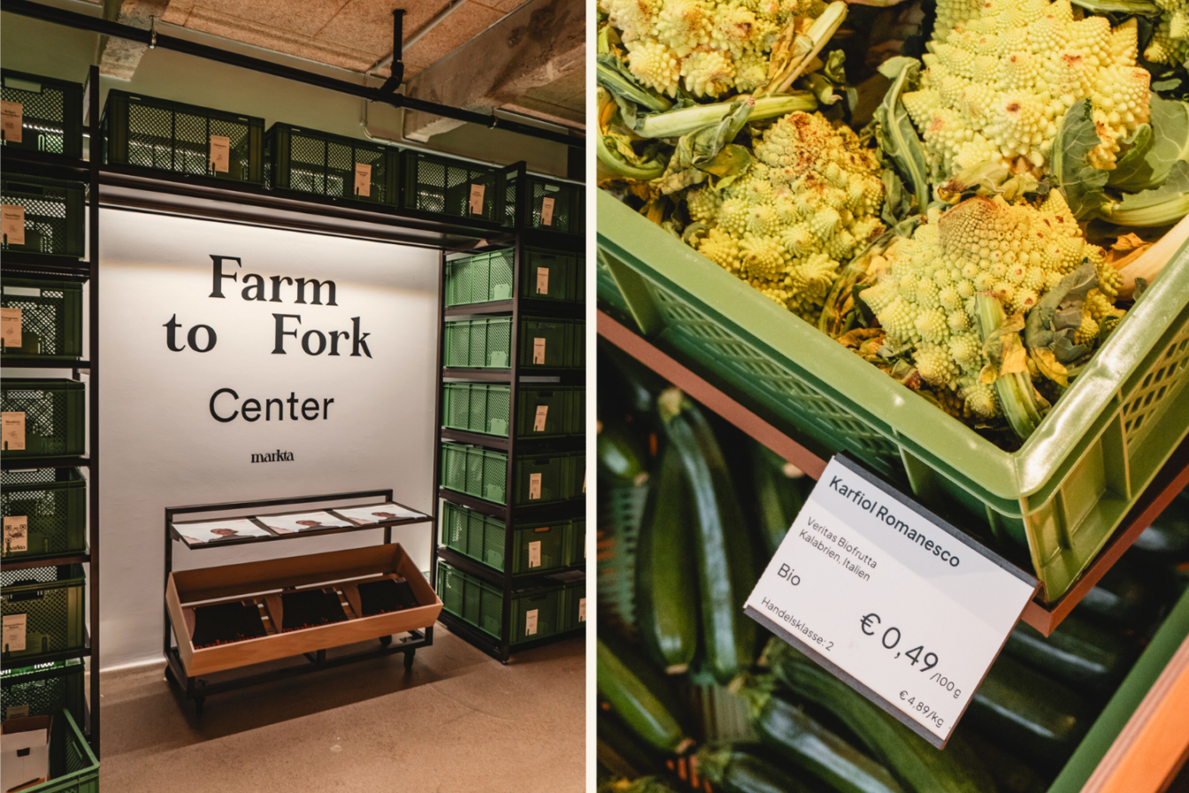 Das Farm to Fork Zentrum von Markta