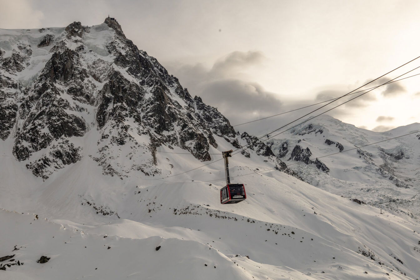 Chamonix Skifahren, Mont Blanc, Sonja Koller