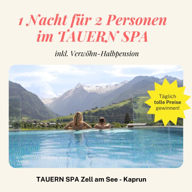 1000things Urlaubskalender Türbild TAUERN SPA