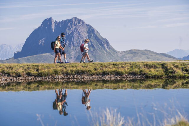 Familienwanderung am Wildkogel im Sommer