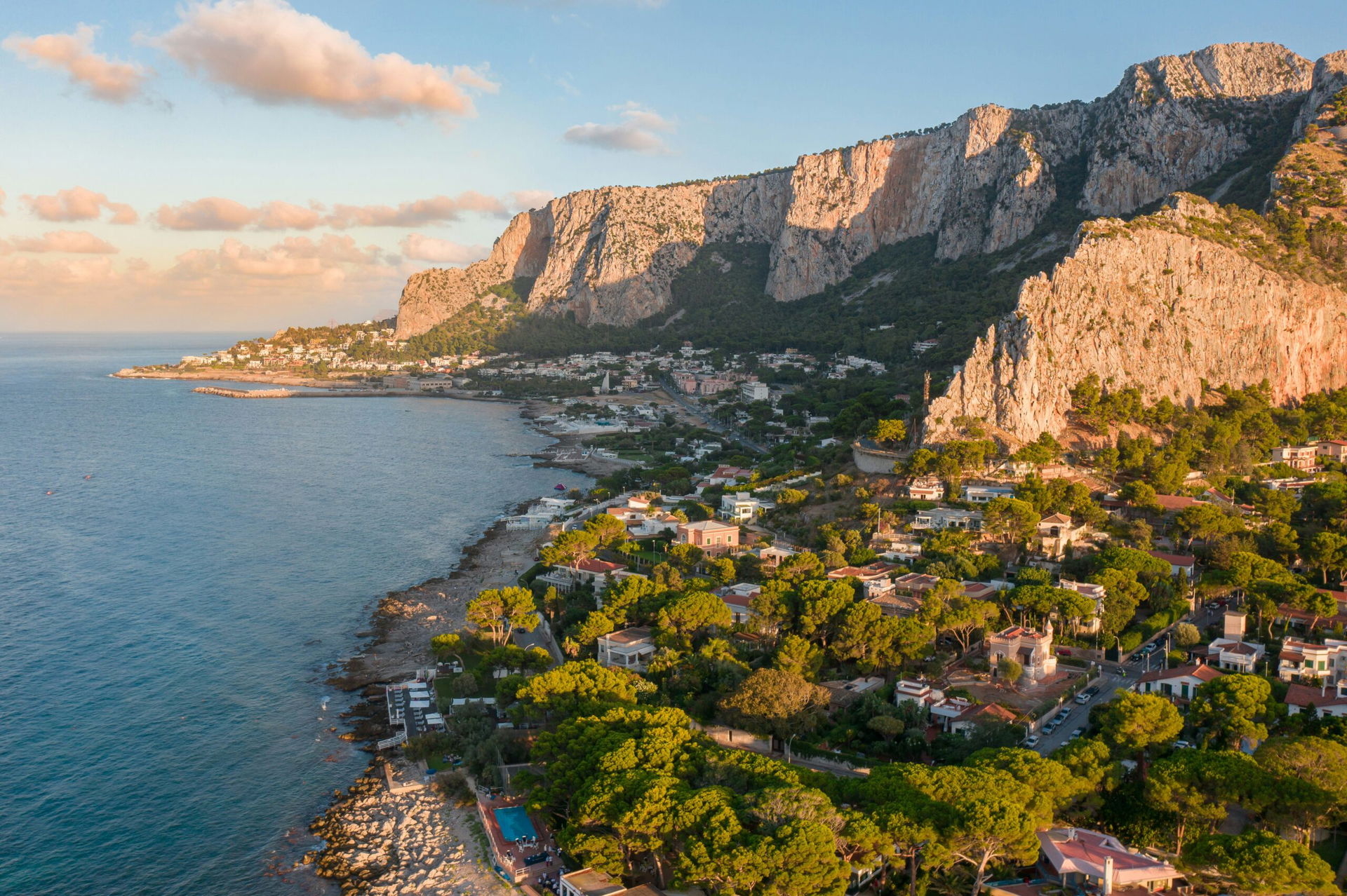 die Küste von Palermo