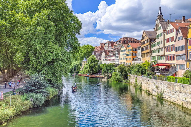 Neckarfront (c) Verkehrsverein Tübingen