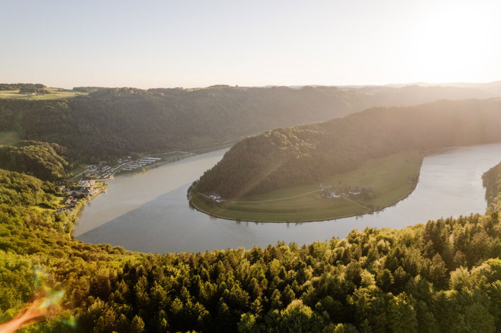 Donauschlinge von oben (c) Tourismusverband Donau Oberösterreich