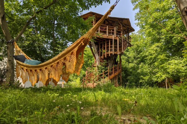 Baumhaus im Ecovillage Hainburg