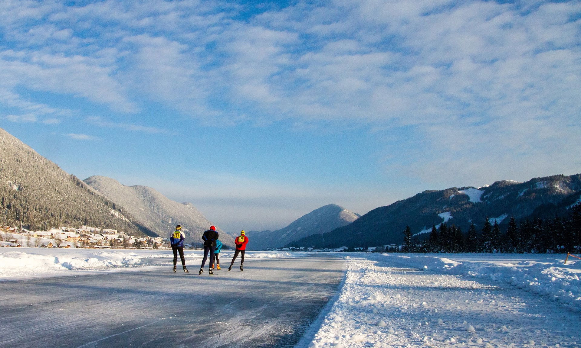 eislaufen am weissensee